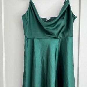 Selfie Leslie Deep Green Midi Dress, Women’s XL